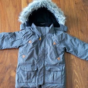 Polarn O. Pyret gray winter jacket